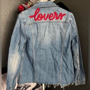 XS Lovers + Friends Denim Jacket